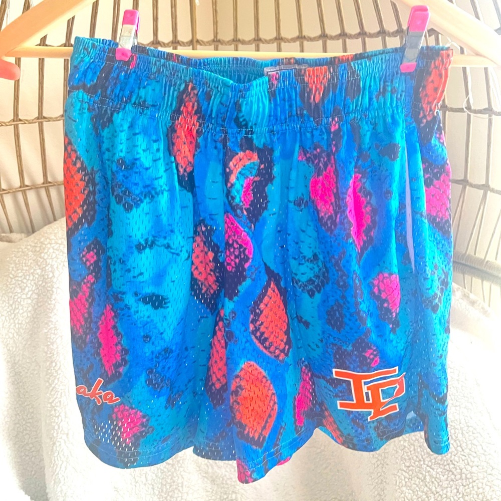 Inaka Power Unisex Shorts- Snakeskin Print